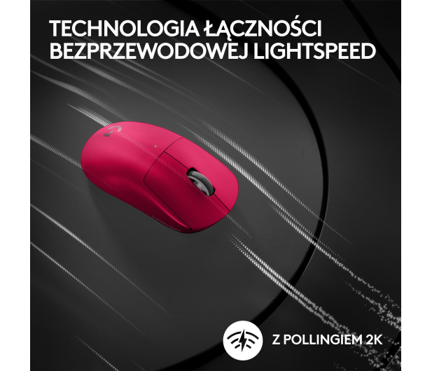 LOGITECH G PRO X Superlight 2 magenta 910-006797 - 1172771 - zdjęcie 11